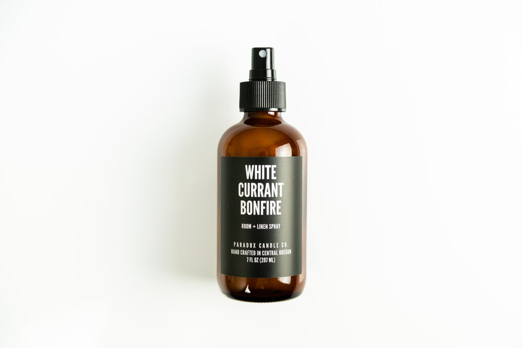 WHITE CURRANT + BONFIRE ROOM AND LINEN SPRAY